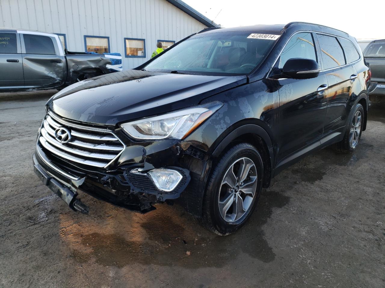 HYUNDAI SANTA FE 2014 km8sn4hf3eu070114