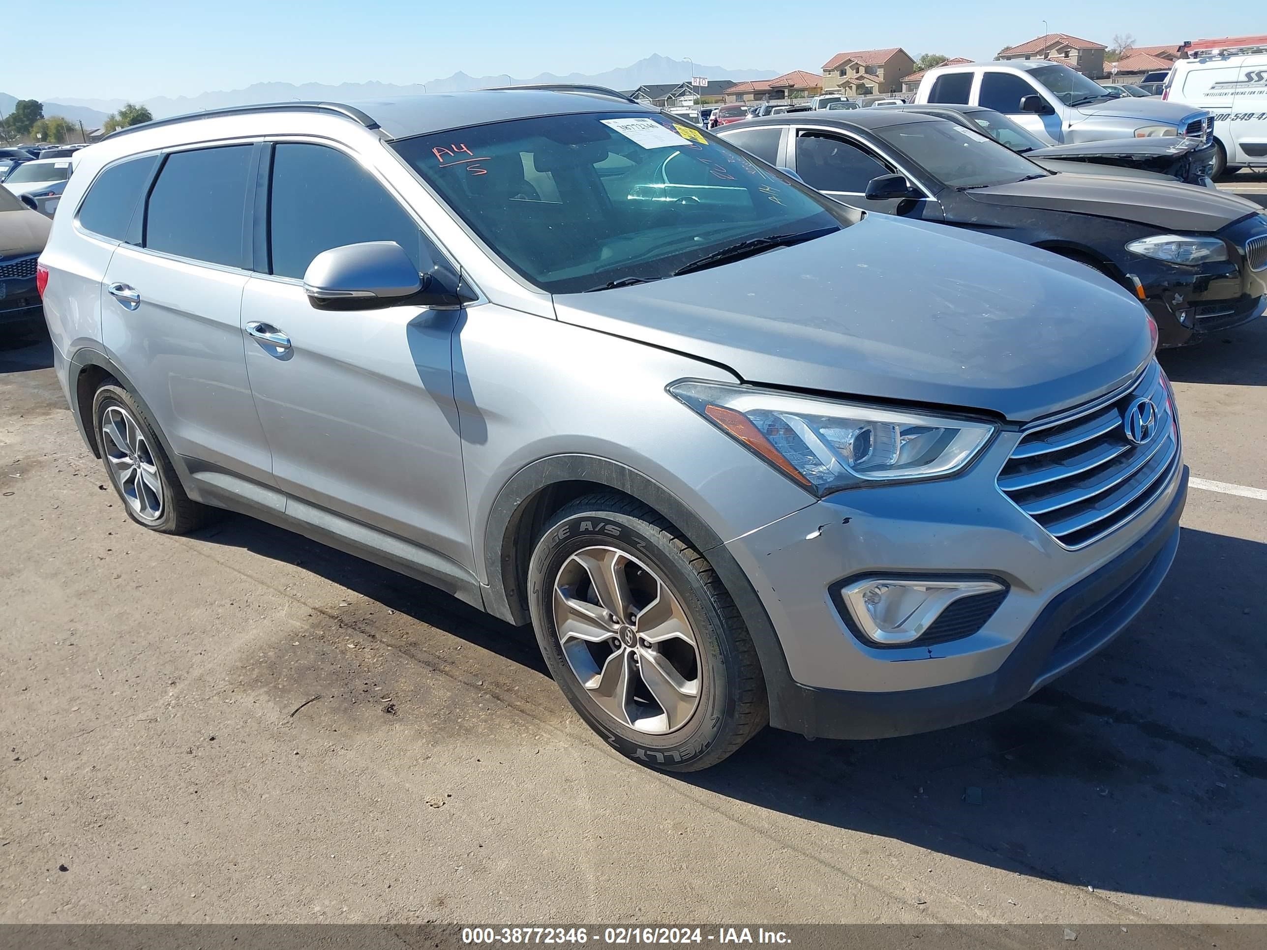 HYUNDAI SANTA FE 2014 km8sn4hf5eu046798