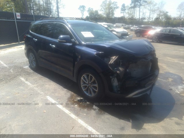 HYUNDAI SANTA FE 2017 km8sn4hf6hu205476