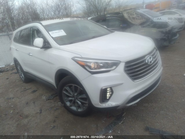 HYUNDAI SANTA FE 2017 km8sn4hf8hu182234