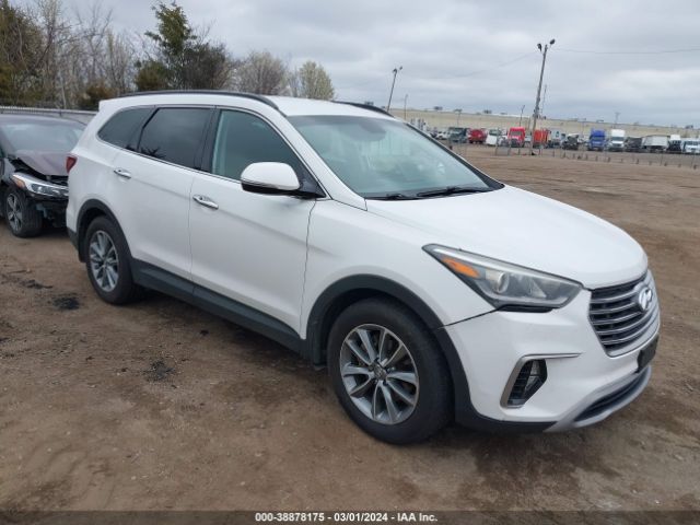 HYUNDAI SANTA FE 2017 km8sndhf0hu237159