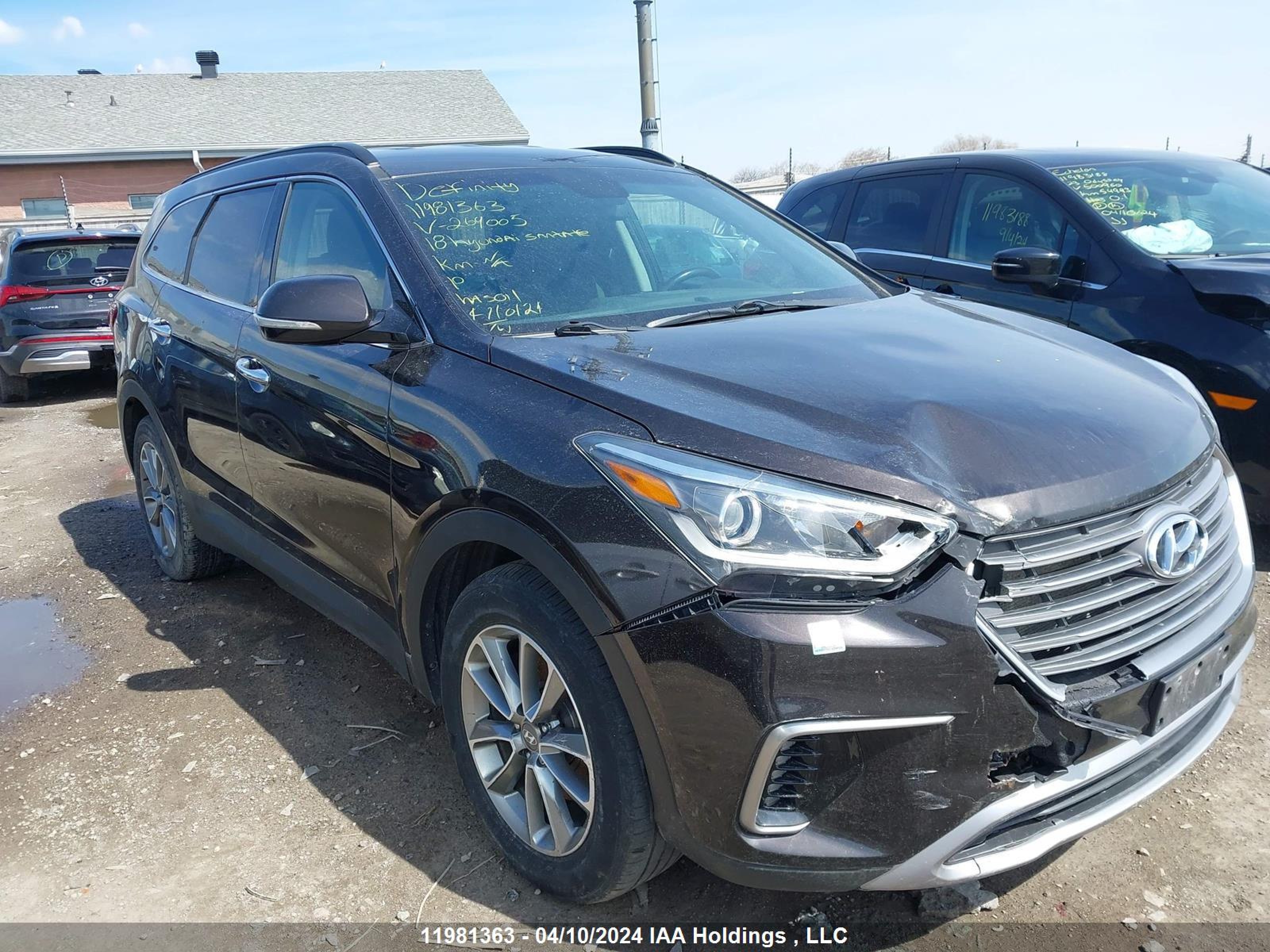 HYUNDAI SANTA FE 2018 km8sndhf4ju269005