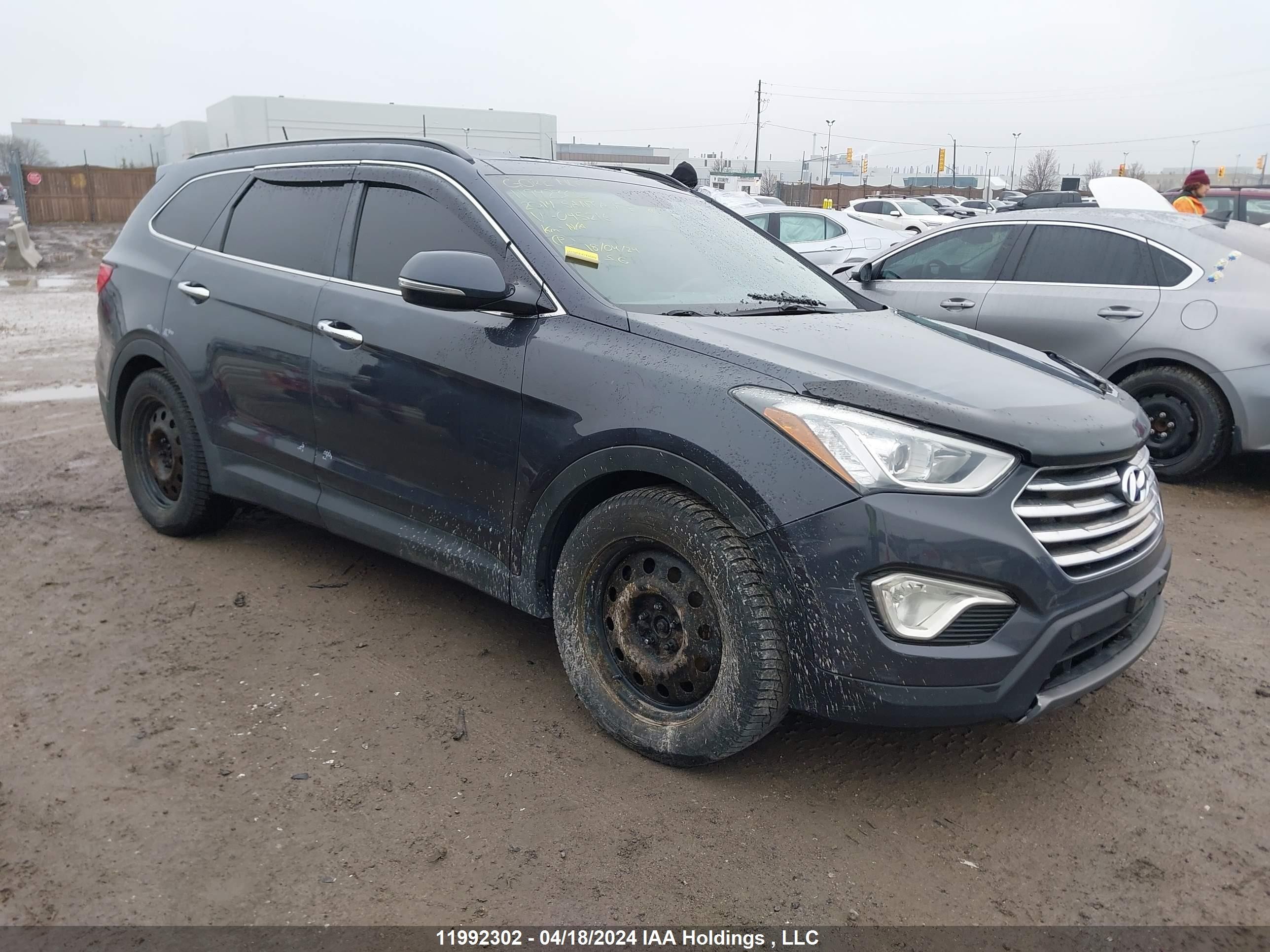 HYUNDAI SANTA FE 2014 km8sndhf7eu045216