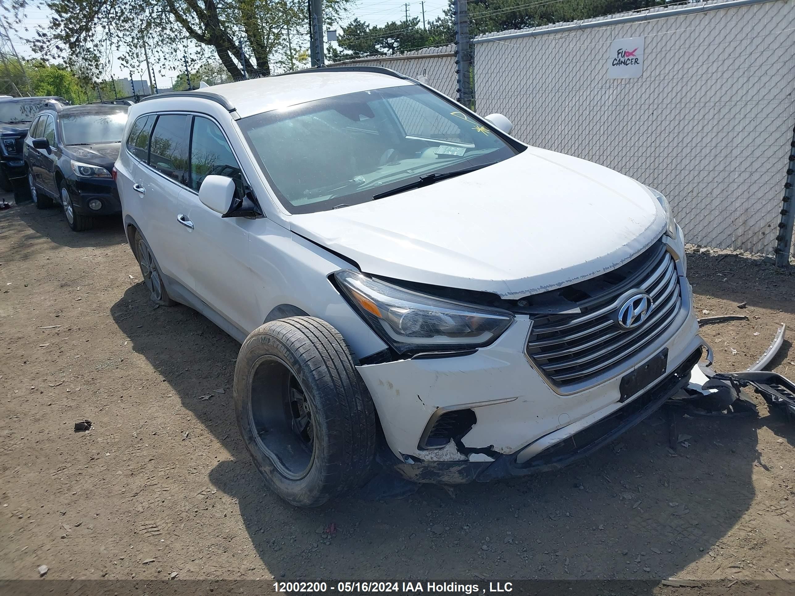 HYUNDAI SANTA FE 2019 km8sndhf7ku302256