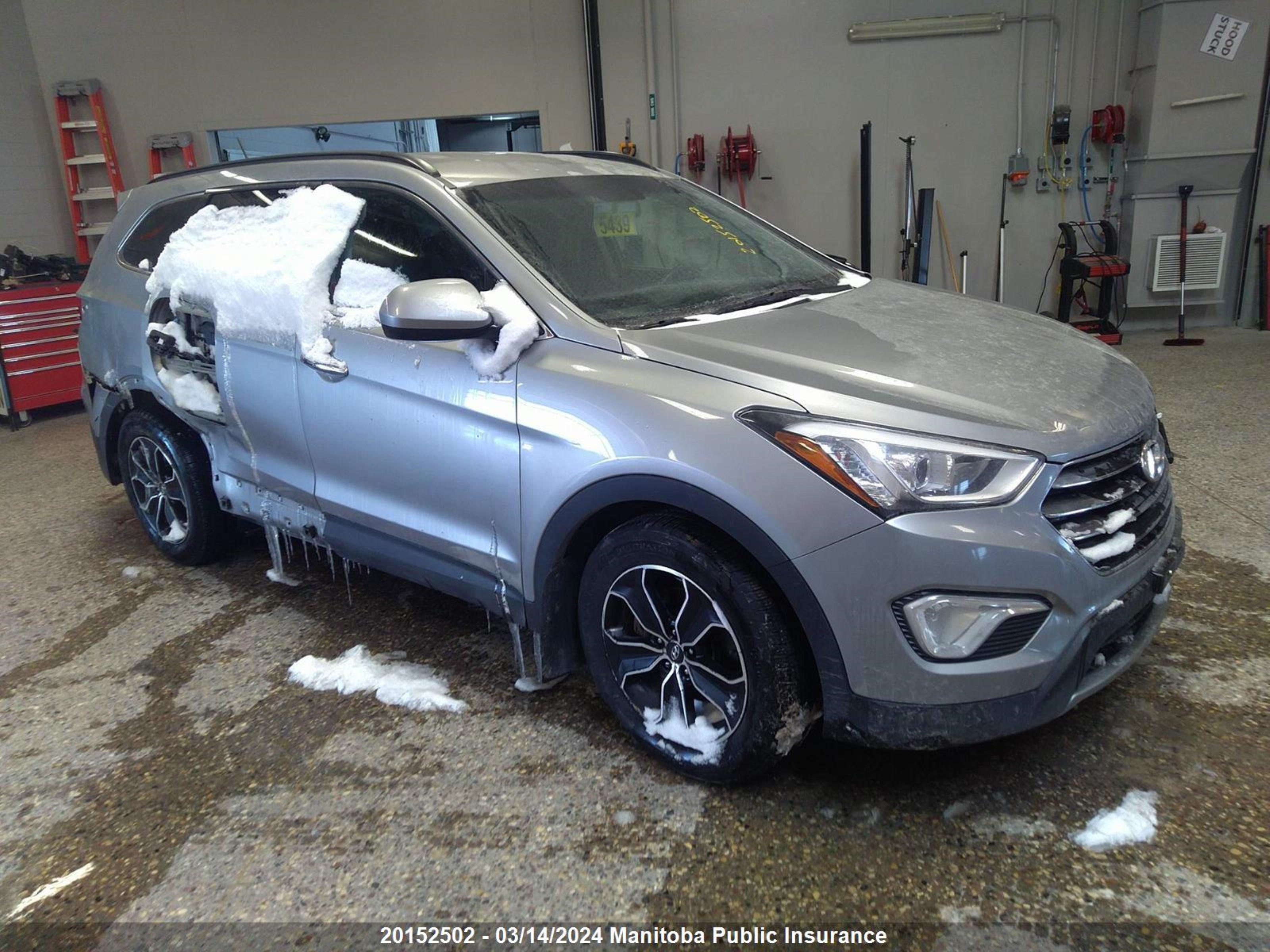 HYUNDAI SANTA FE 2016 km8sndhfxgu132613