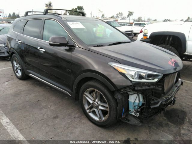 HYUNDAI SANTA FE 2017 km8sr4hf0hu254595