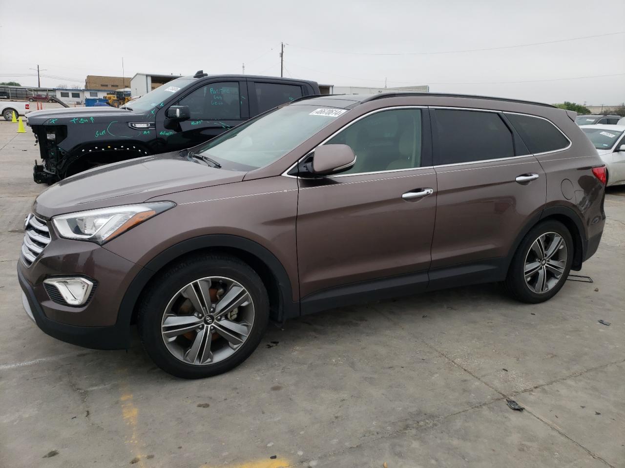 HYUNDAI SANTA FE 2015 km8sr4hf1fu109840