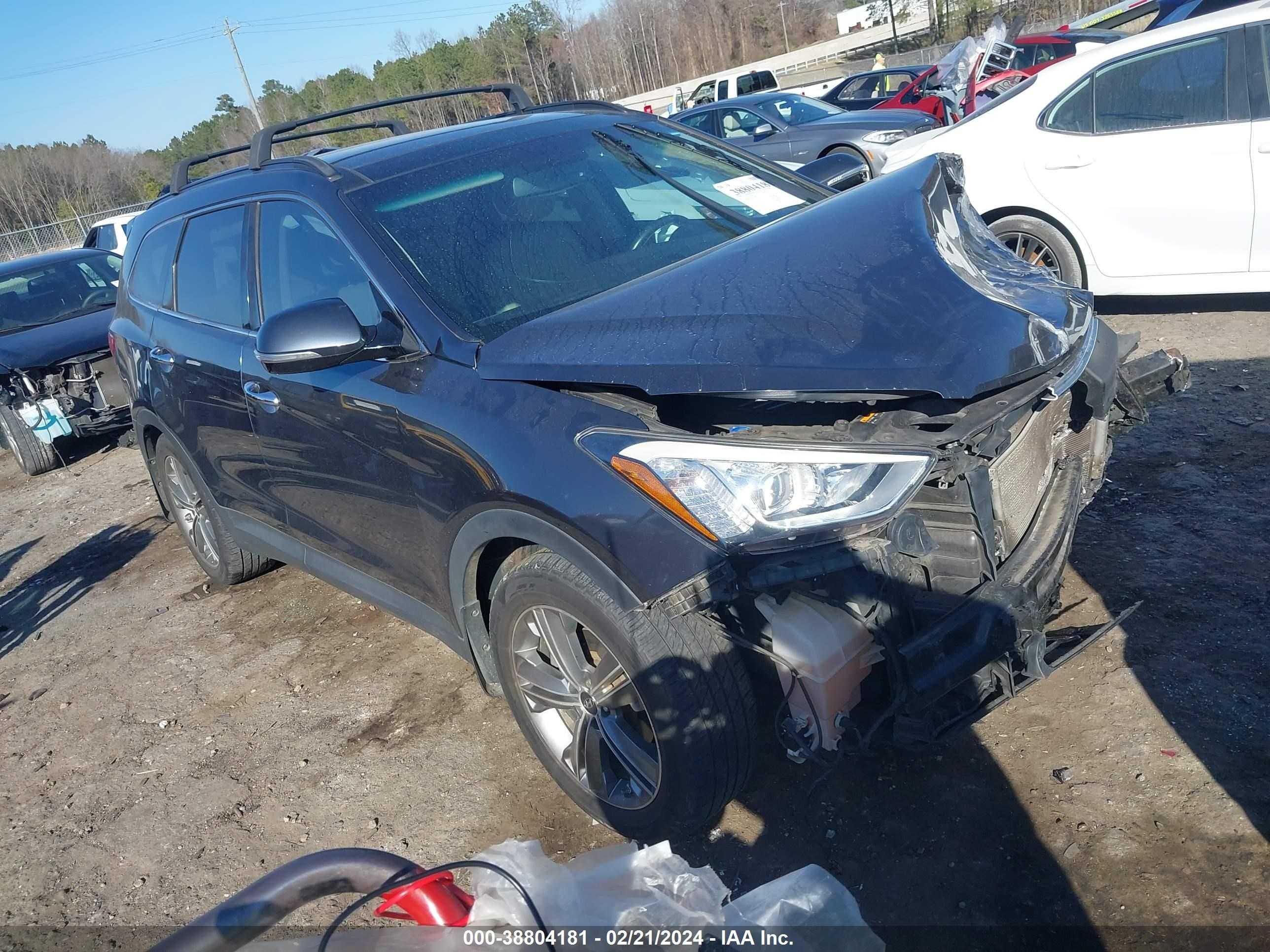 HYUNDAI SANTA FE 2015 km8sr4hf6fu128075