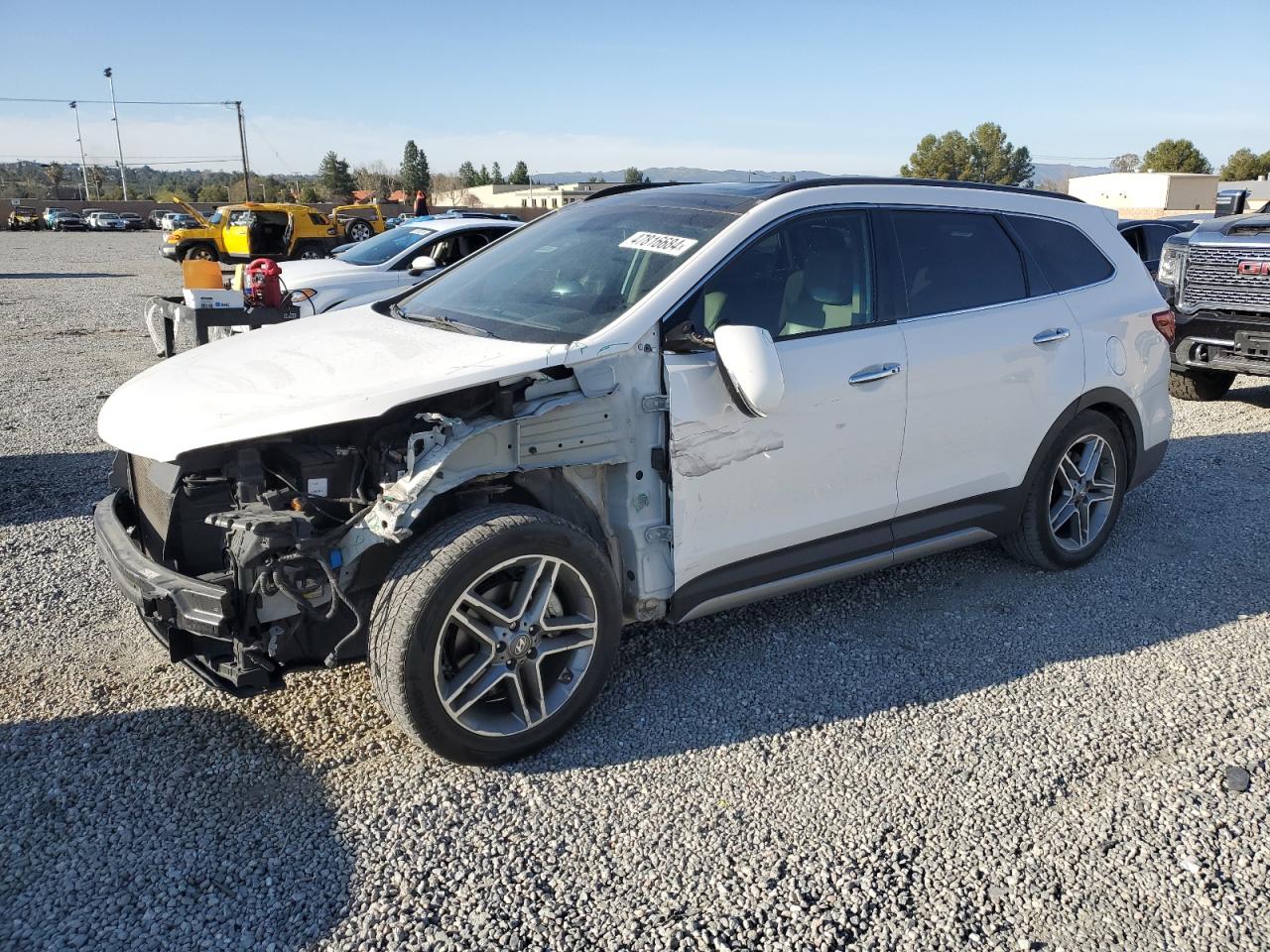 HYUNDAI SANTA FE 2017 km8sr4hf6hu195584