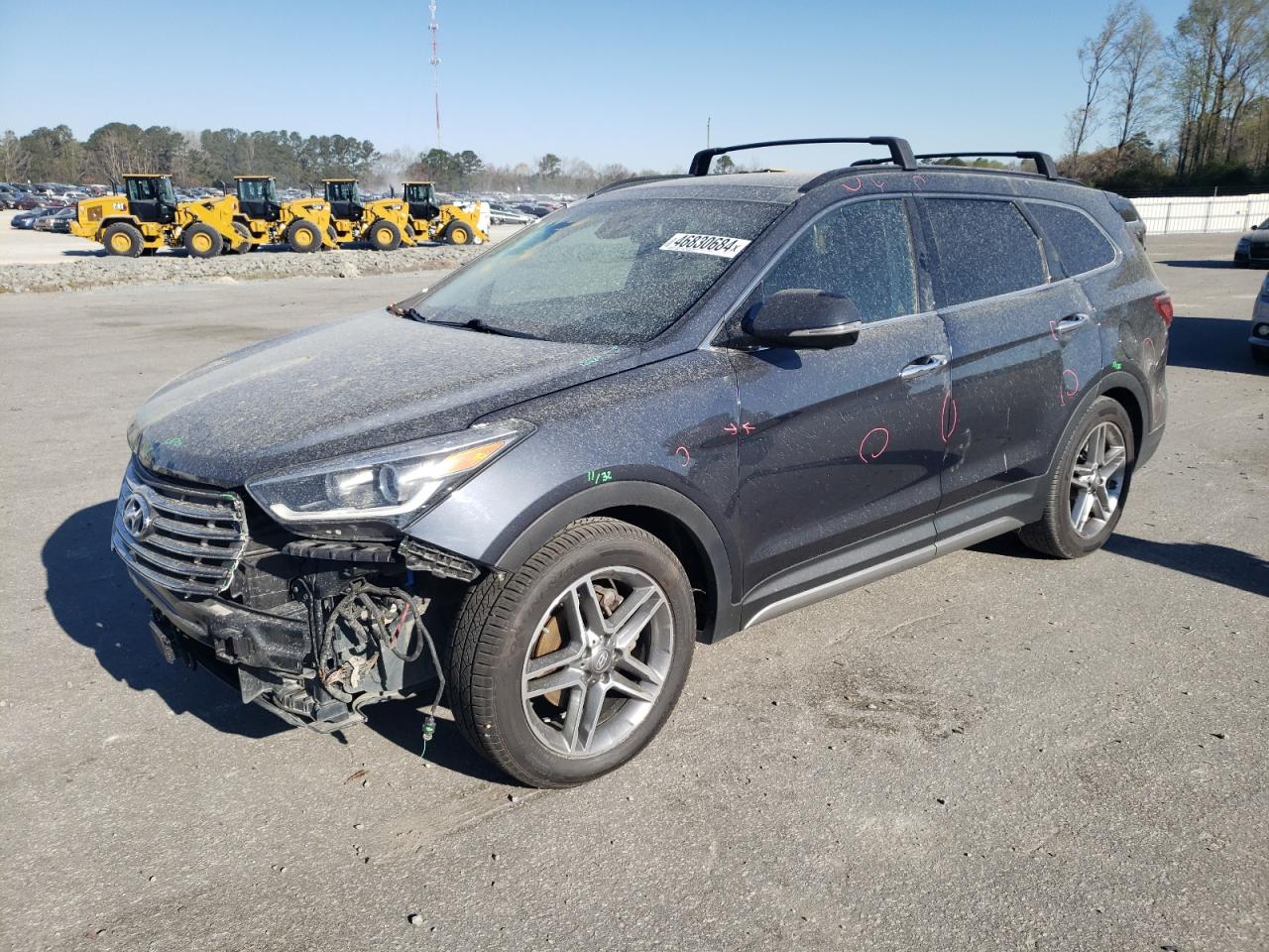 HYUNDAI SANTA FE 2017 km8sr4hf9hu237357