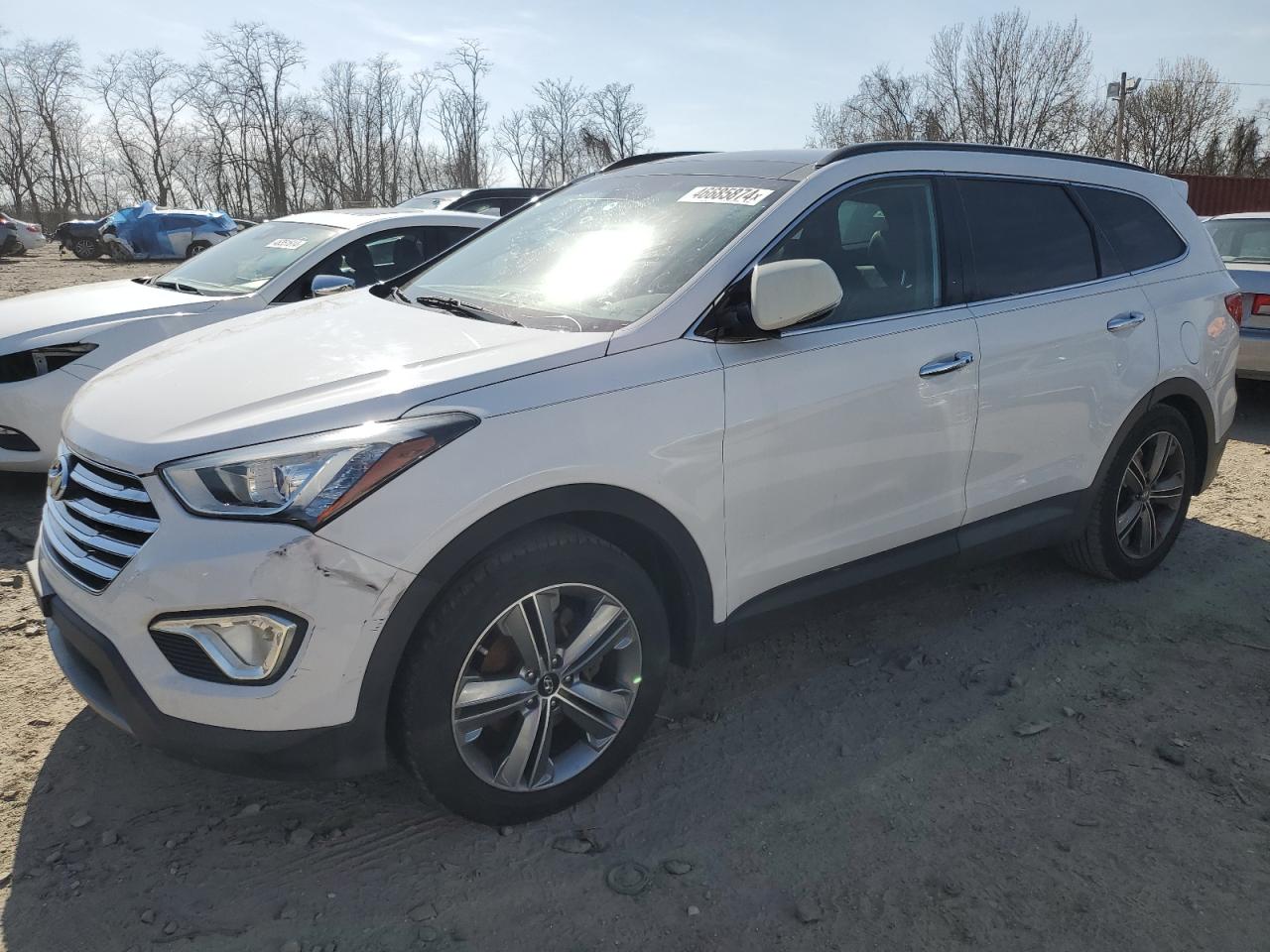 HYUNDAI SANTA FE 2014 km8sr4hfxeu077727