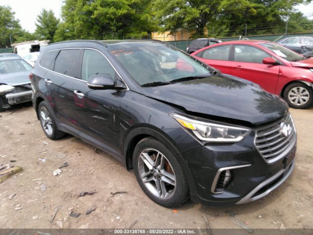 HYUNDAI SANTA FE 2017 km8srdhf1hu235036