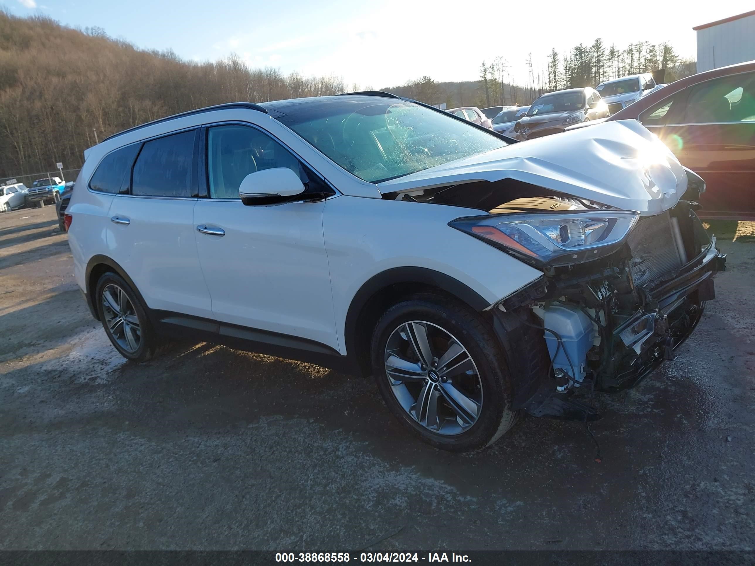 HYUNDAI SANTA FE 2016 km8srdhf4gu139738