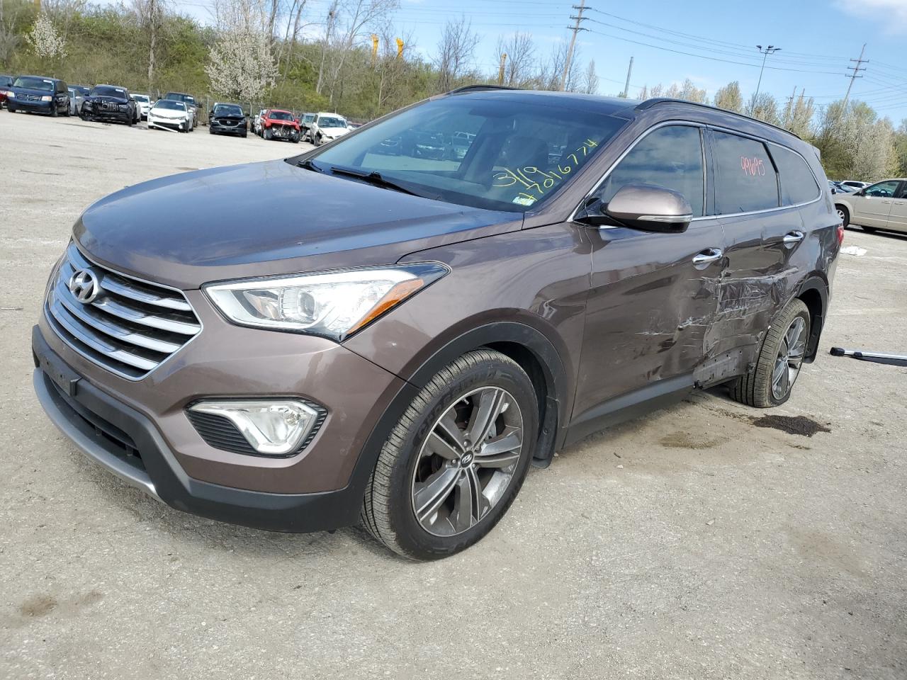 HYUNDAI SANTA FE 2015 km8srdhf7fu104061