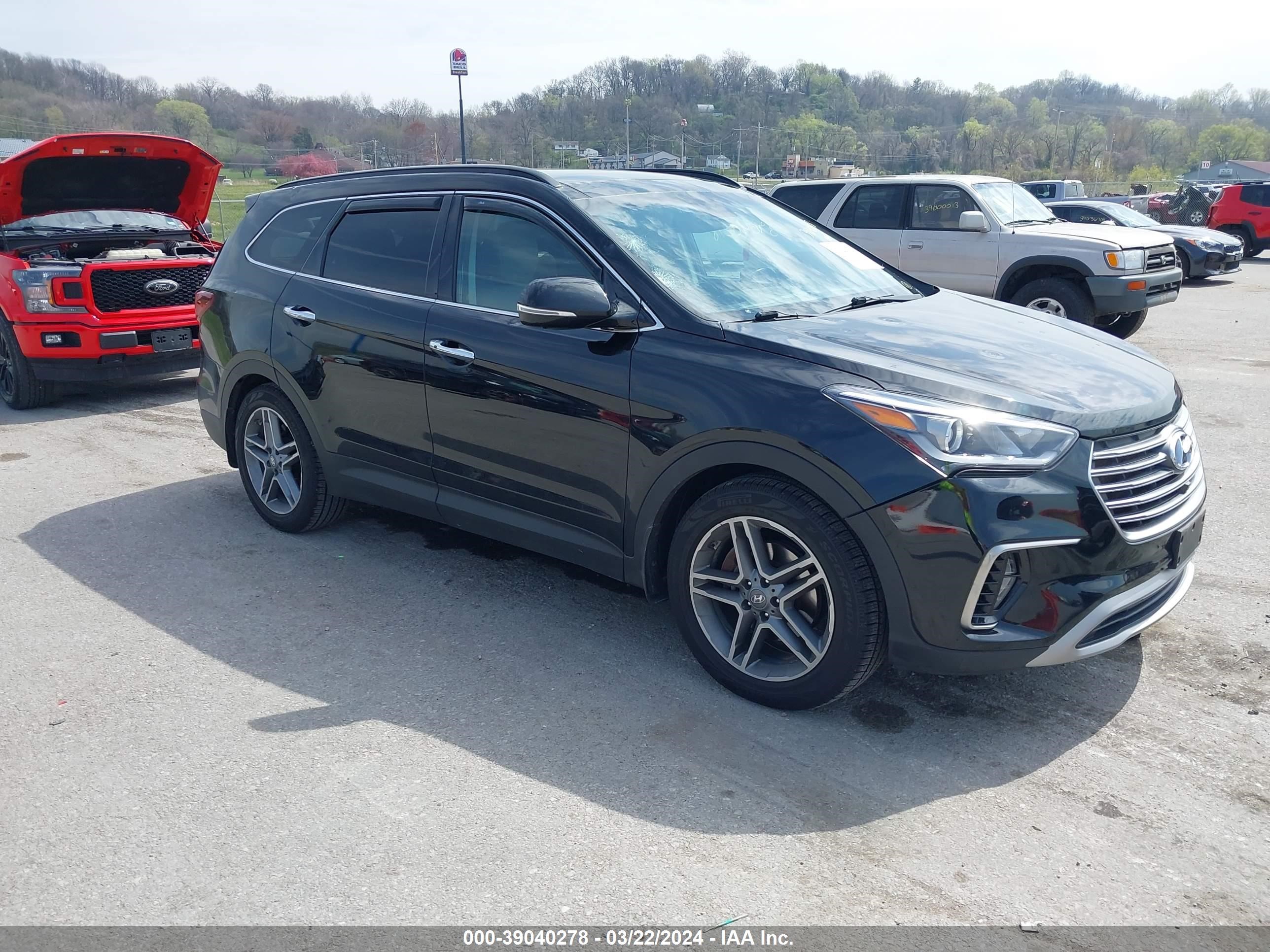 HYUNDAI SANTA FE 2018 km8srdhf7ju257757