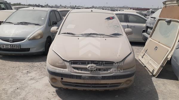 HYUNDAI GETZ 2008 kmhbt51b38u725296