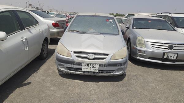 HYUNDAI GETZ 2008 kmhbt51d18u797454