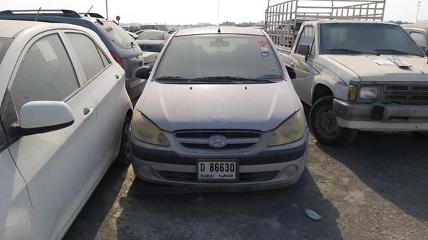 HYUNDAI GETZ 2008 kmhbt51dx8u724647