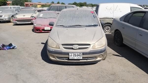 HYUNDAI GETZ 2008 kmhbt51dx8u724809