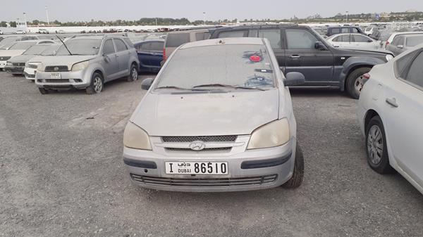 HYUNDAI GETZ 2005 kmhbt51g35u320420