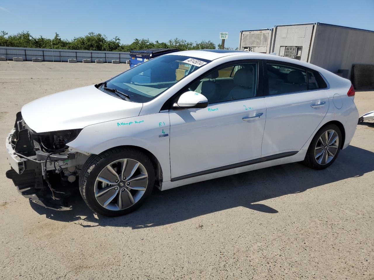 HYUNDAI IONIQ 2018 kmhc85lc4ju082880