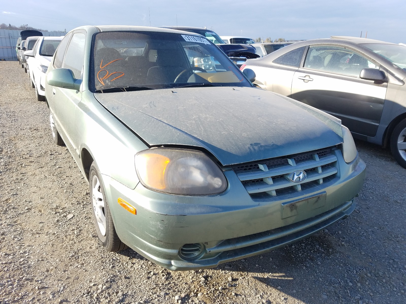 HYUNDAI ACCENT GL 2003 kmhcg35c43u235734