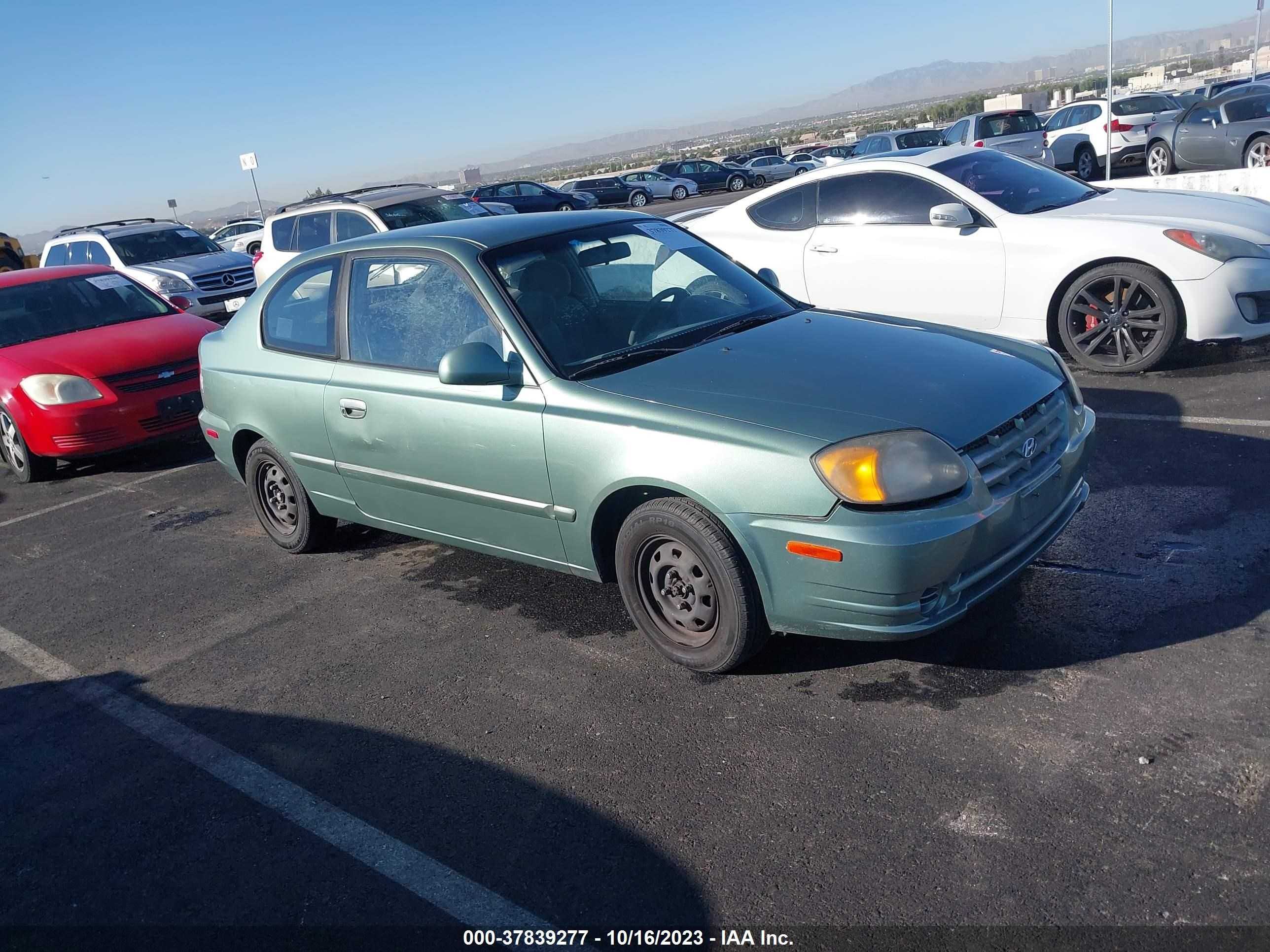 HYUNDAI ACCENT 2003 kmhcg35c43u244305