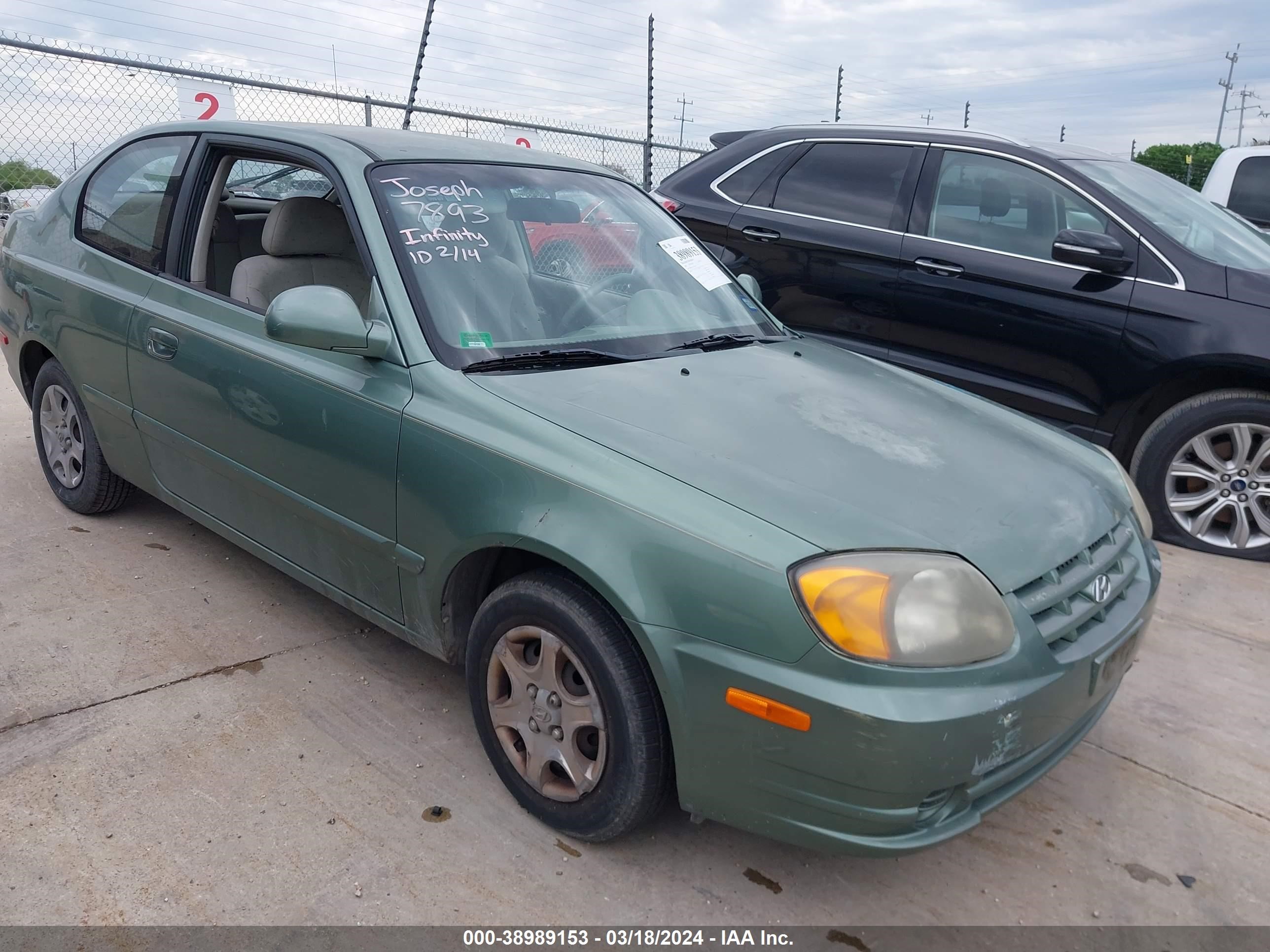 HYUNDAI ACCENT 2005 kmhcg35c55u335294