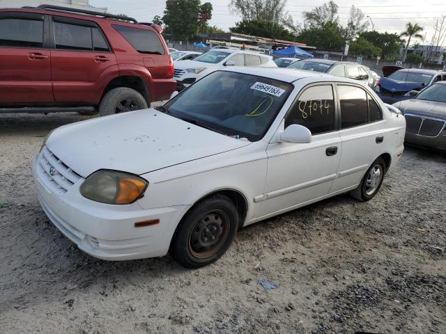 HYUNDAI ACCENT GL 2003 kmhcg45c03u428730