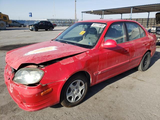 HYUNDAI ACCENT GL 2004 kmhcg45c64u525237