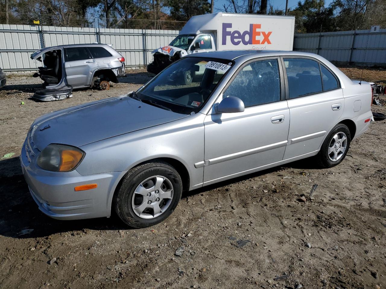 HYUNDAI ACCENT 2003 kmhcg45c73u486995