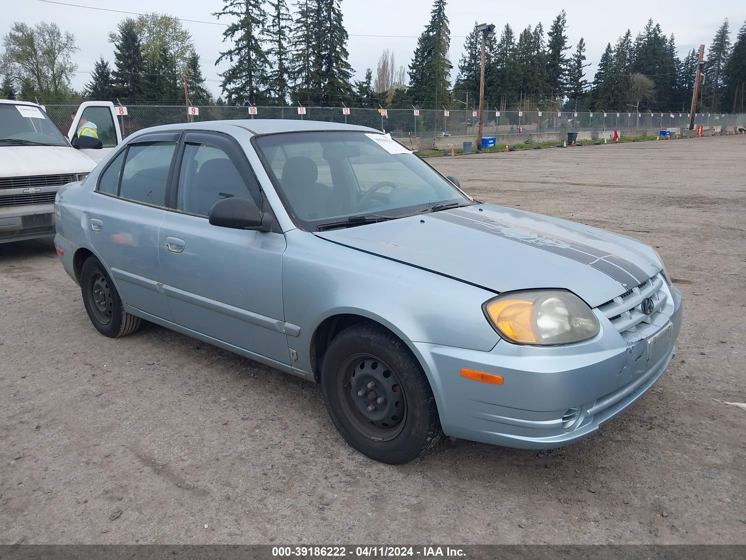 HYUNDAI ACCENT 2005 kmhcg45c75u592382