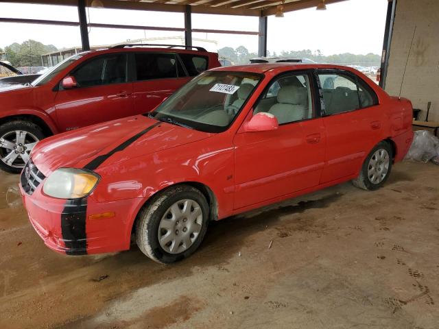 HYUNDAI ACCENT GL 2004 kmhcg45c84u503482