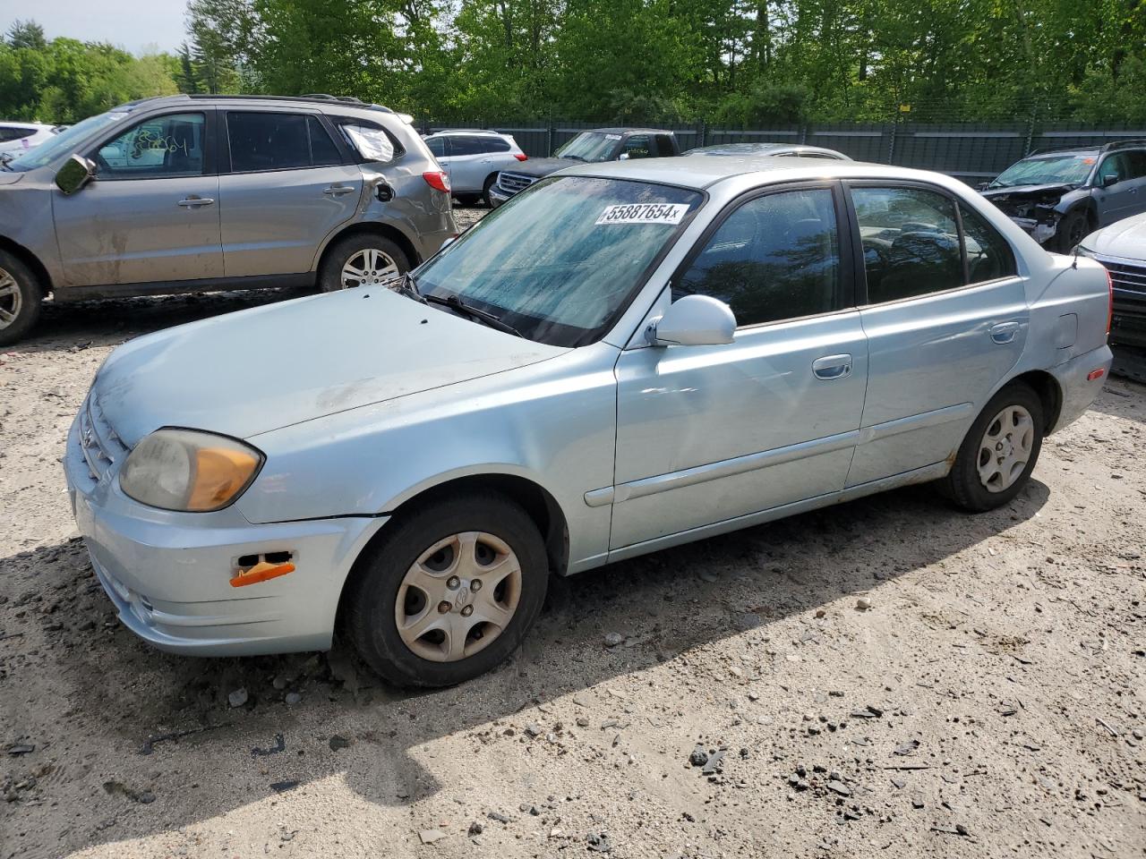 HYUNDAI ACCENT 2005 kmhcg45c85u629536