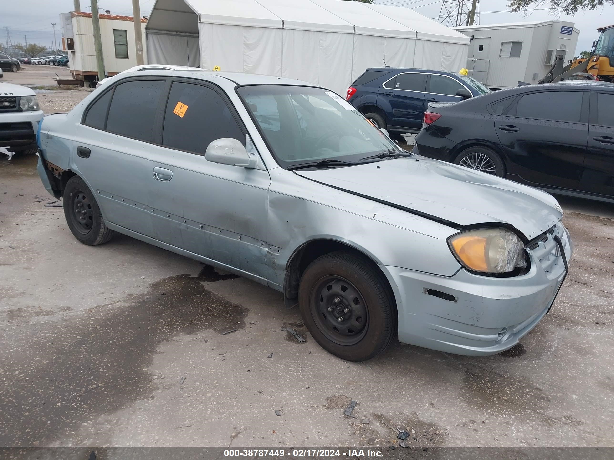 HYUNDAI ACCENT 2003 kmhcg45c93u496234