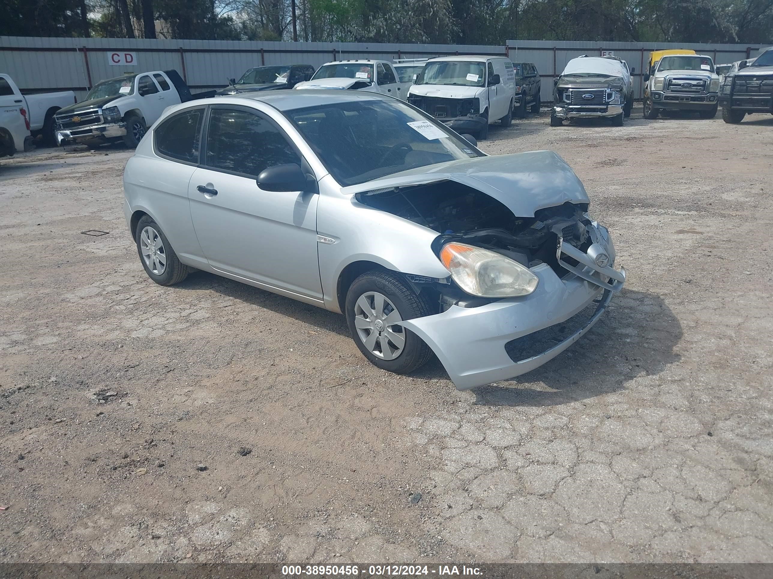 HYUNDAI ACCENT 2007 kmhcm36c07u052893