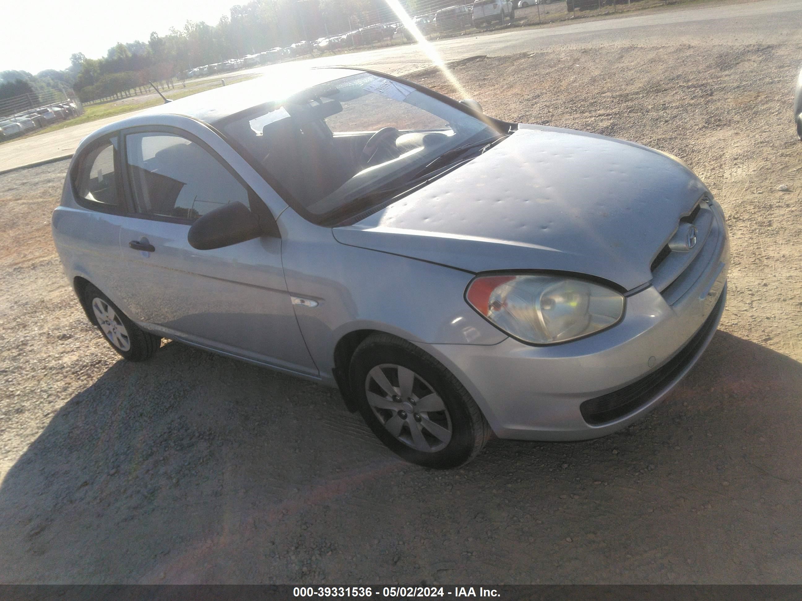 HYUNDAI ACCENT 2008 kmhcm36c18u070272