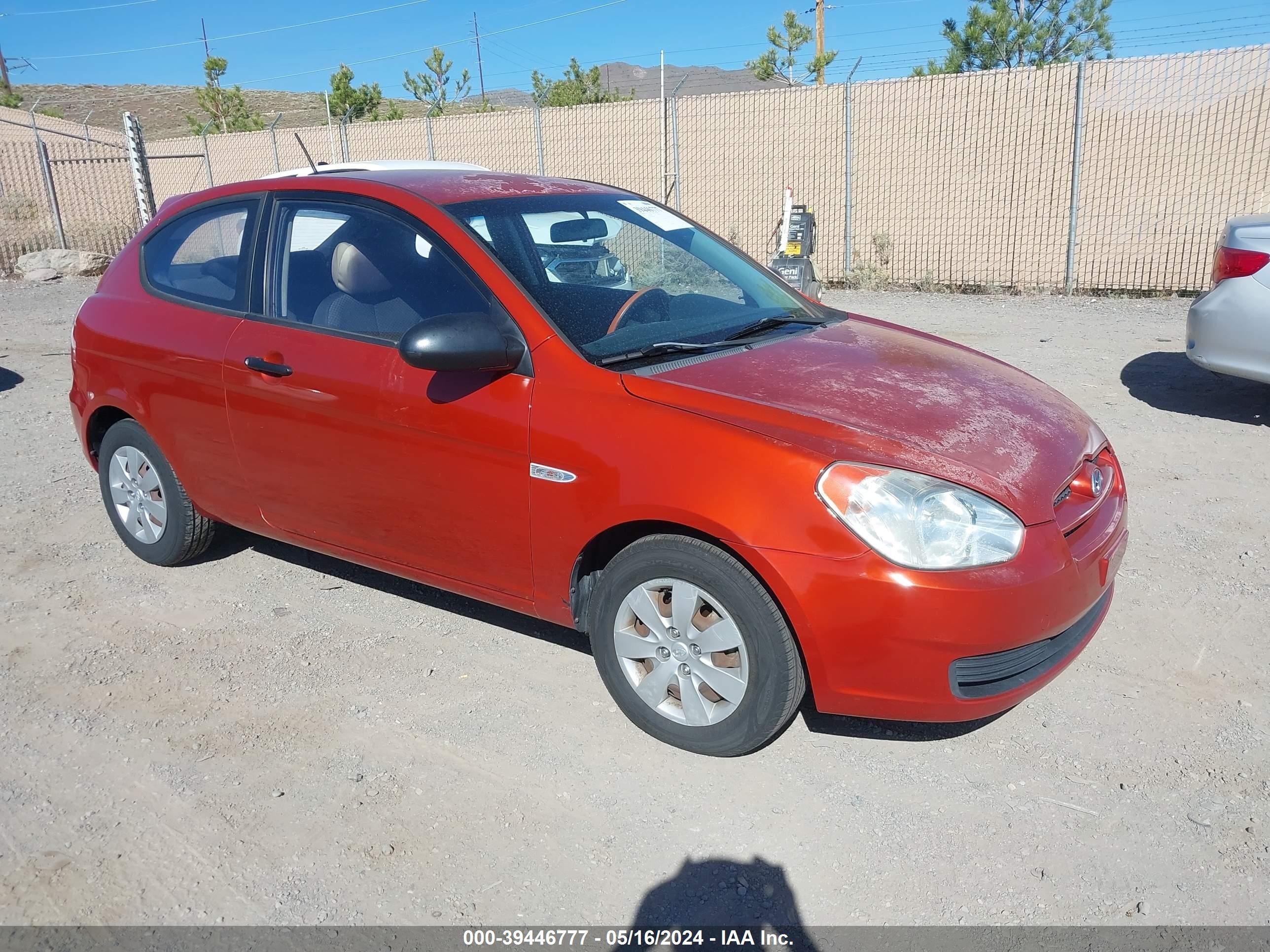 HYUNDAI ACCENT 2009 kmhcm36c19u117043