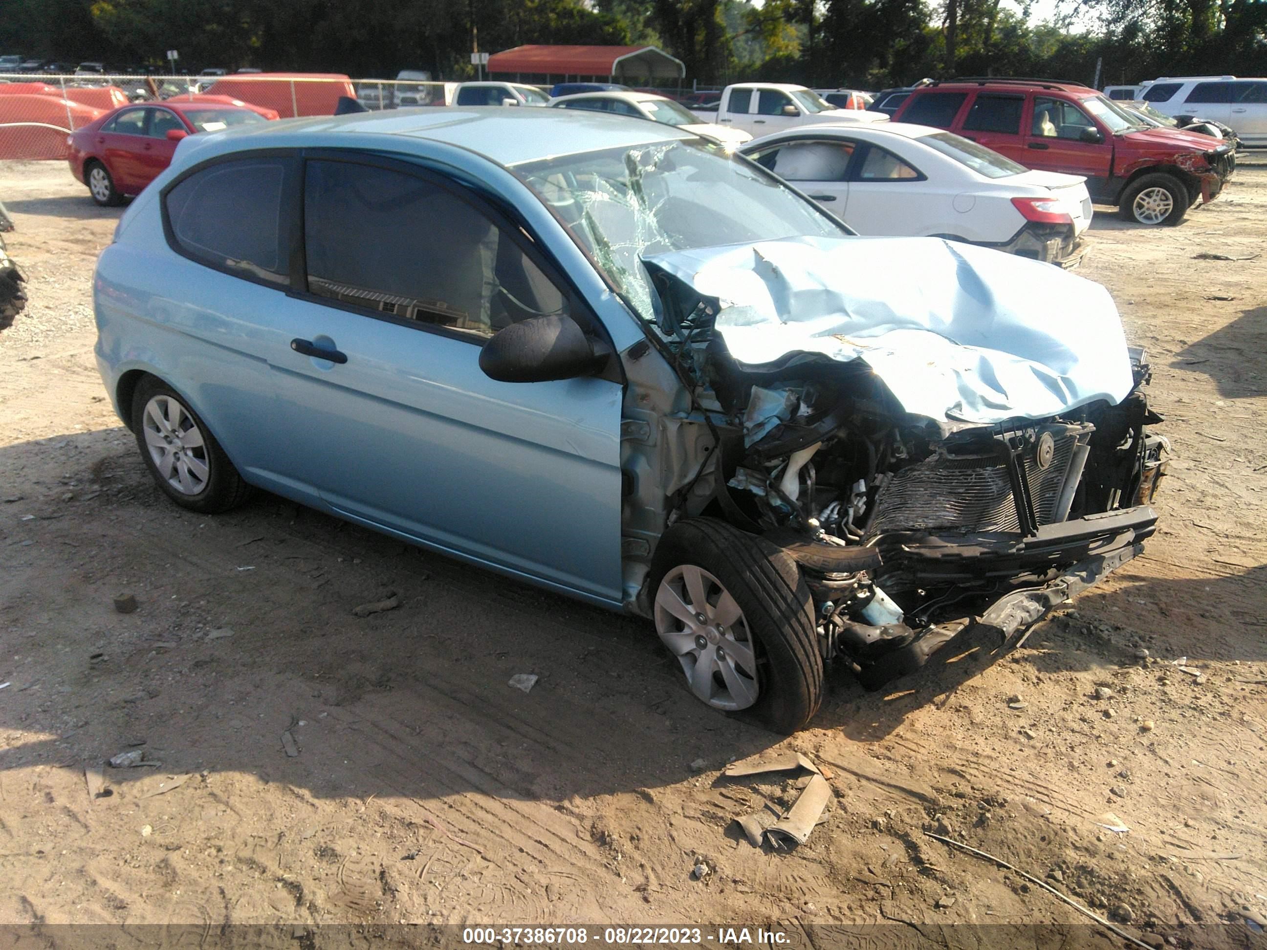 HYUNDAI ACCENT 2008 kmhcm36c28u103926