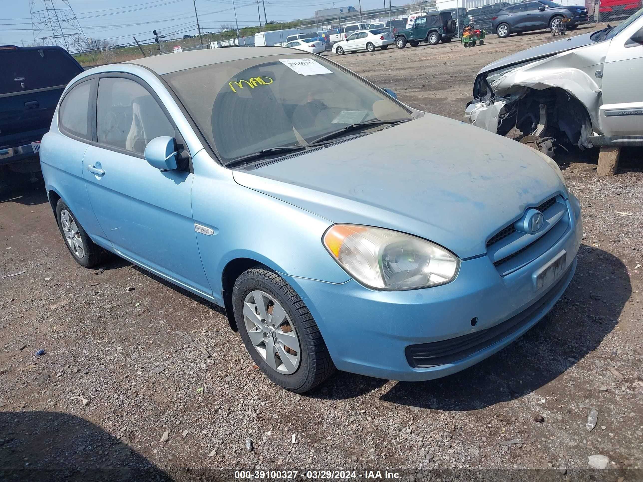 HYUNDAI ACCENT 2009 kmhcm36c89u123339