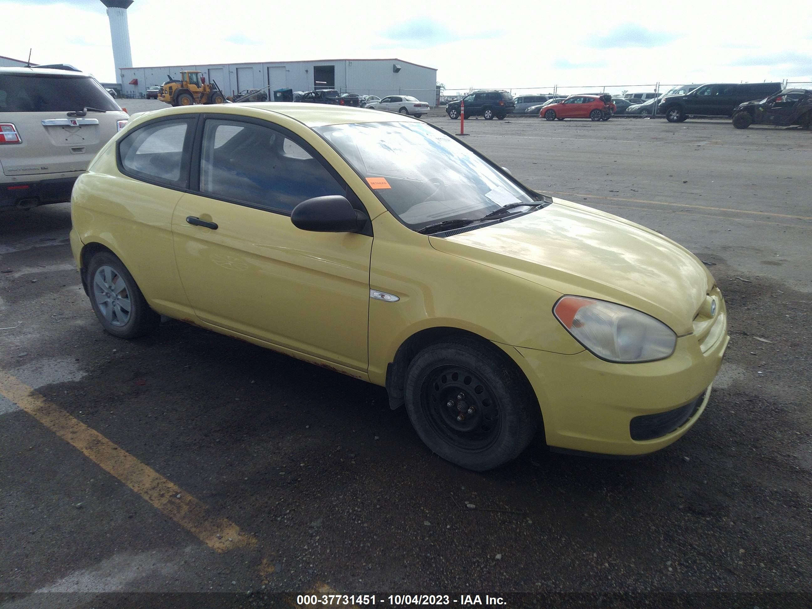 HYUNDAI ACCENT 2008 kmhcm36c98u066082