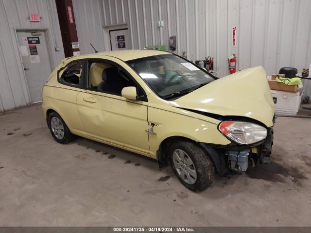 HYUNDAI ACCENT 2010 kmhcm3ac7au153010