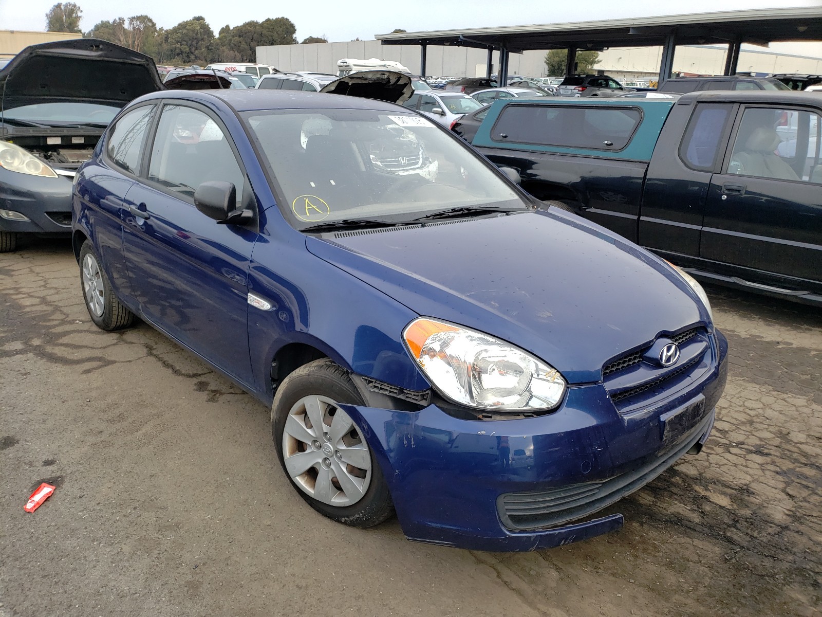 HYUNDAI ACCENT GL 2011 kmhcm3ac7bu192830