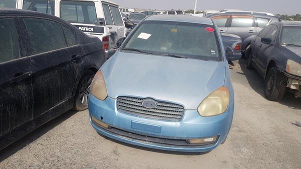 HYUNDAI ACCENT 2007 kmhcm41a47u125209