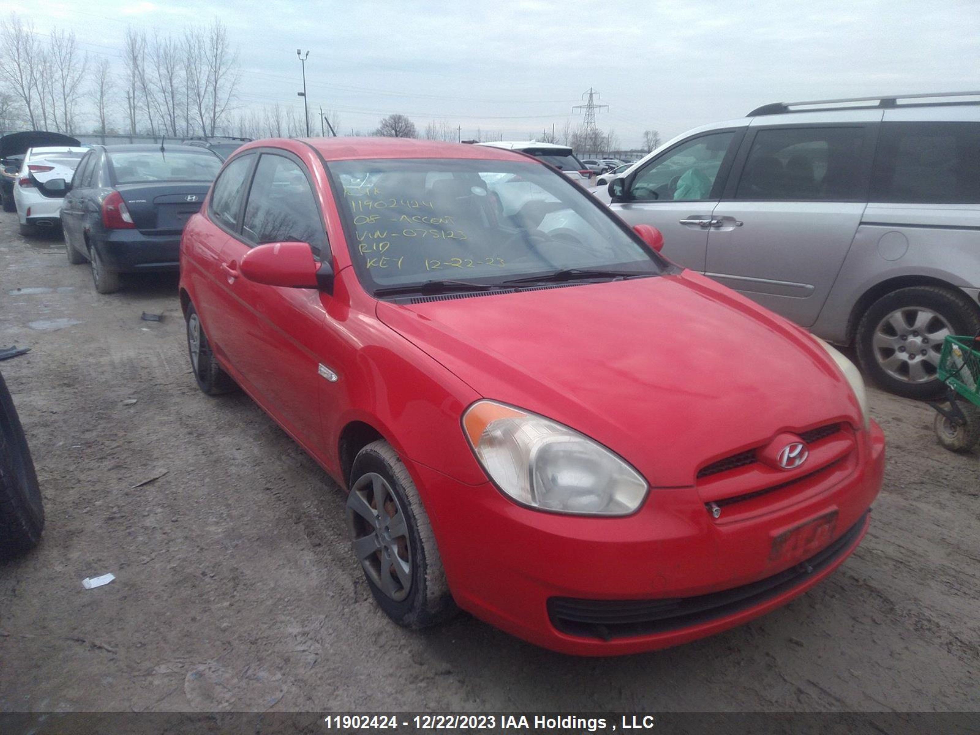 HYUNDAI ACCENT 2008 kmhcn35c08u075123