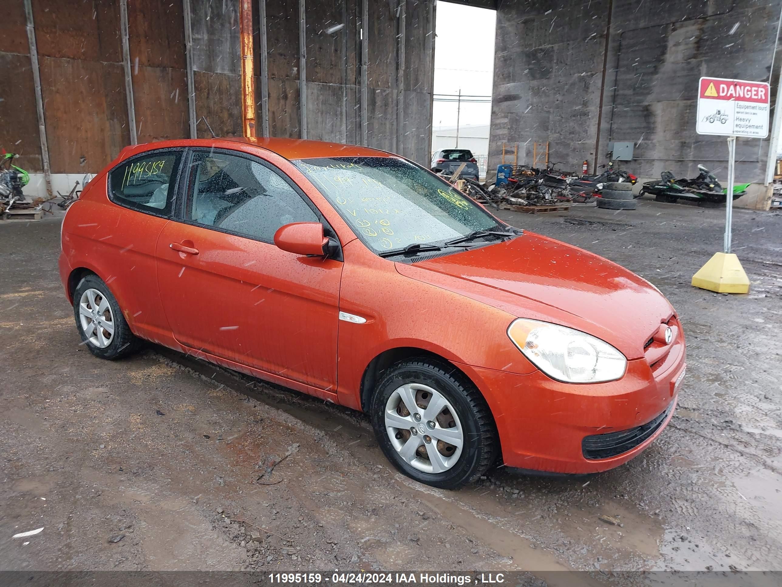 HYUNDAI ACCENT 2008 kmhcn35c28u101270