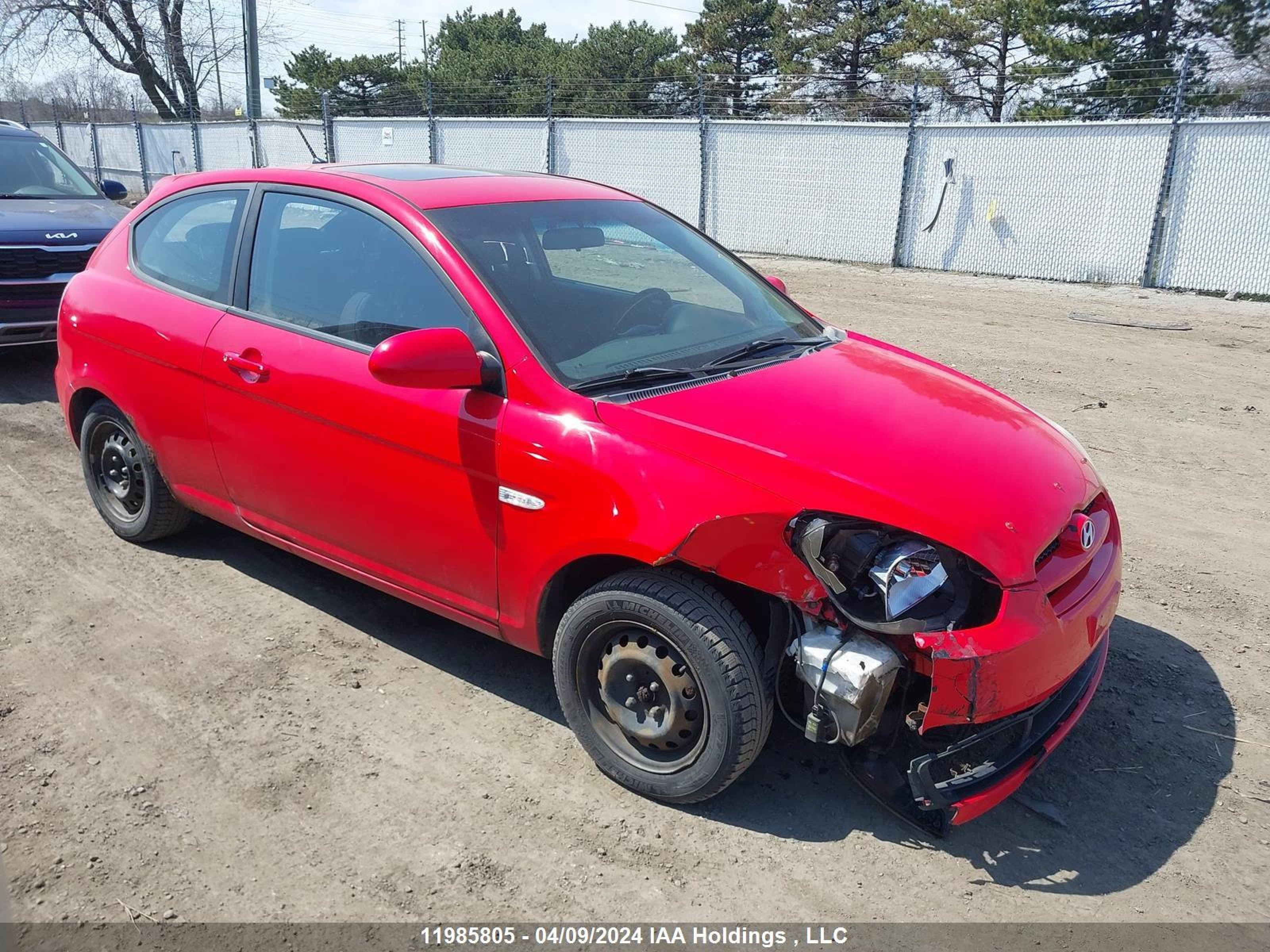 HYUNDAI ACCENT 2009 kmhcn35c89u111528