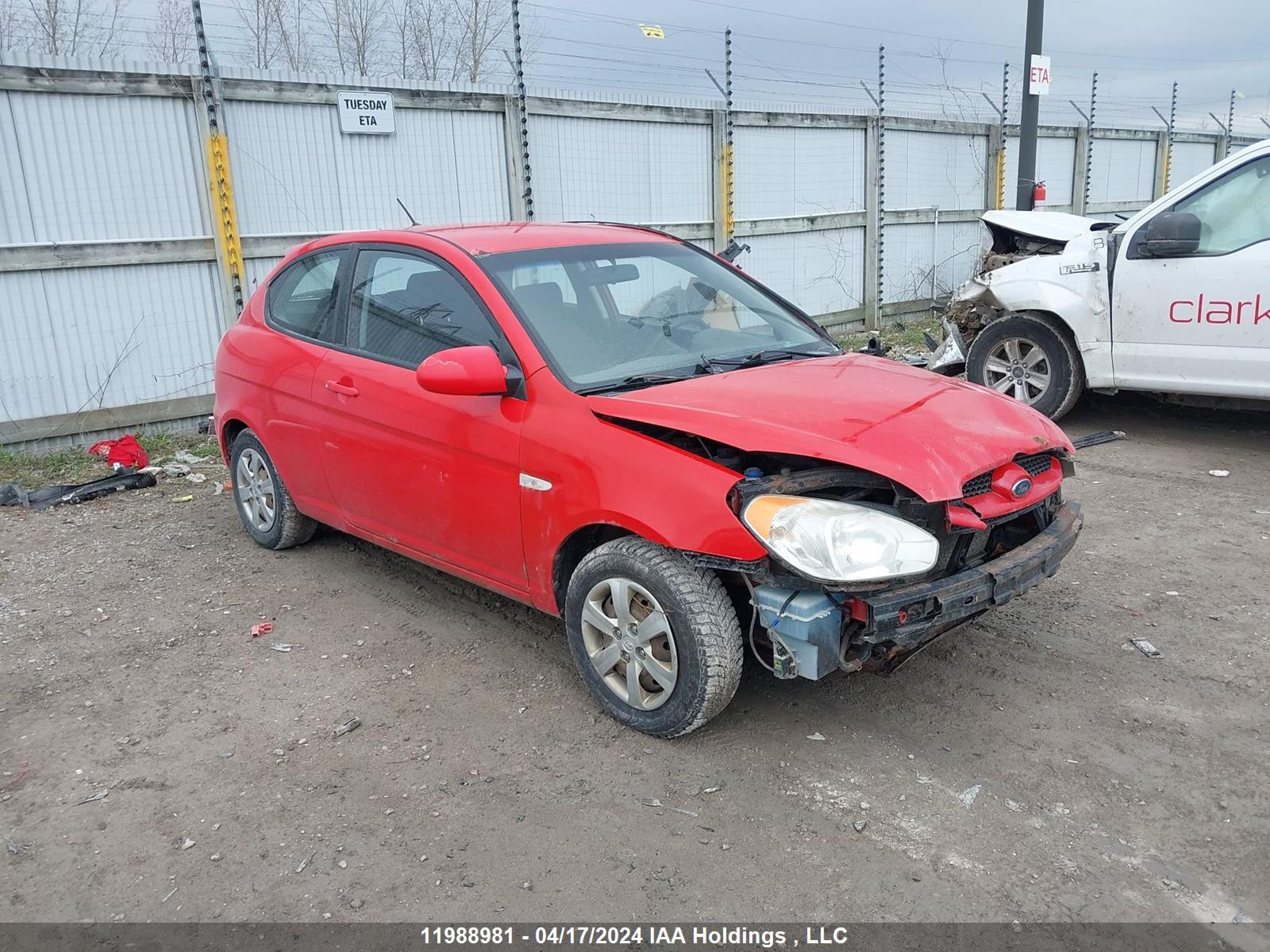 HYUNDAI ACCENT 2009 kmhcn35c89u121945