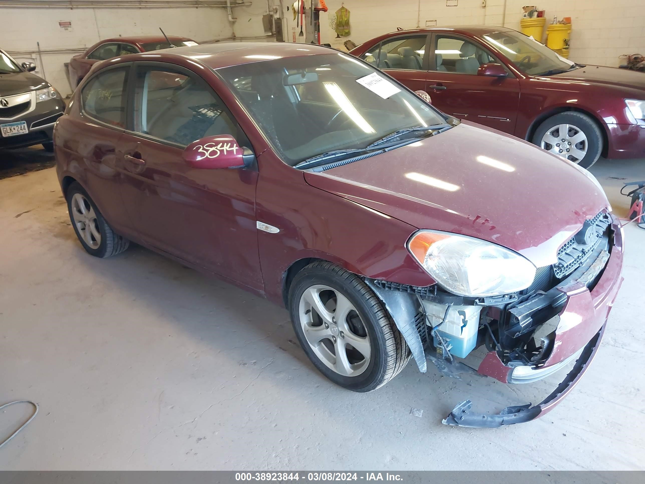 HYUNDAI ACCENT 2007 kmhcn36c27u028379