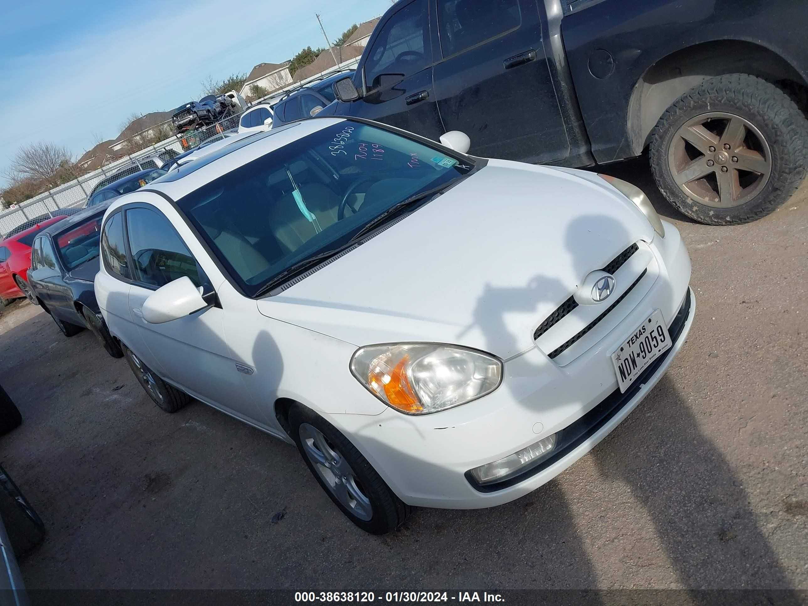 HYUNDAI ACCENT 2007 kmhcn36c77u041189